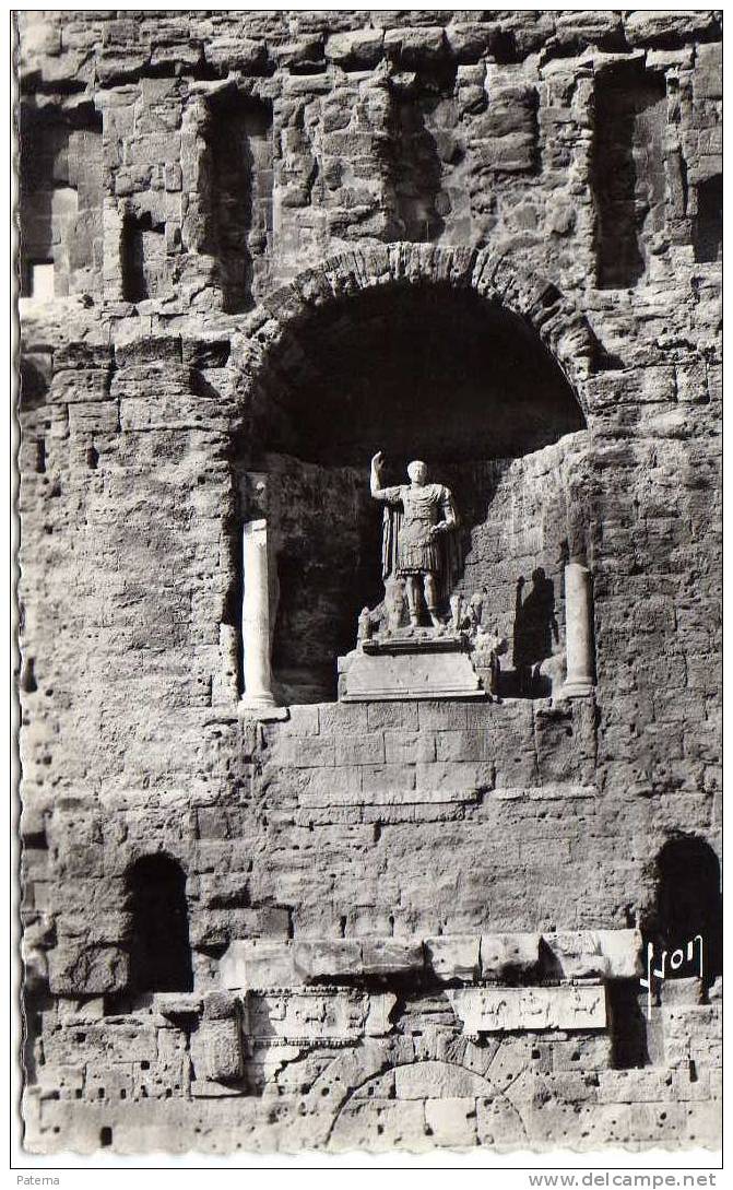 Postal, ORANGE (Vaucluse), Estatua  Emperador Augusto, Arqueología   (Francia) ,post Card, Postkarte - Personajes Históricos