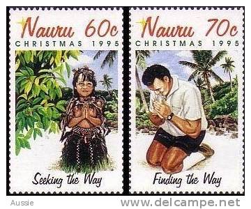 Nauru  1995 Yvertn° 413-14 *** MNH Cote 3 € Noel Kerstmis Christmas - Nauru