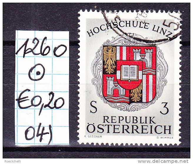 9.12.1966 - SM  "Hochschule Linz" - O Gestempelt  -  Siehe Scan  (1260o 01-23) - Gebruikt
