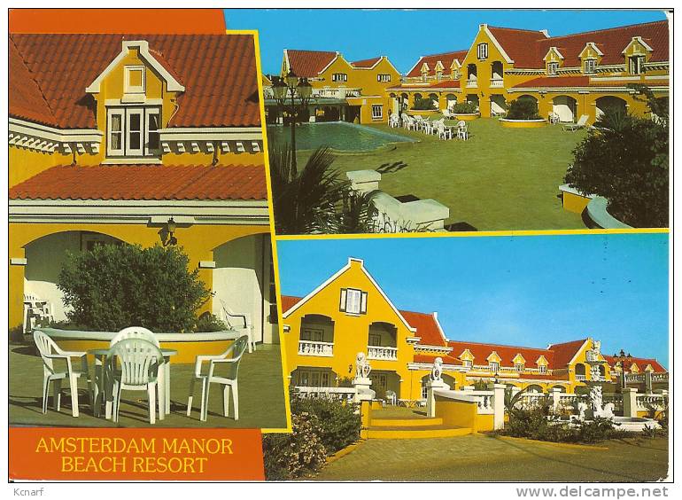 CP De ARUBA " The Amsterdam Manor Beach Resort Typical Dutch Architecture " . - Aruba