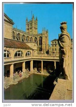 Jolie CP Angleterre Somerset The Great Roman Bath & Bath Abbay - Bath