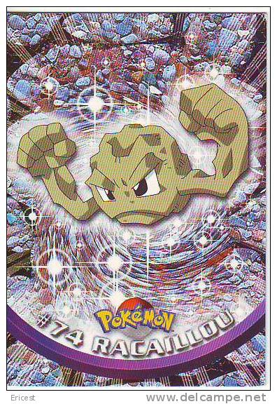 ** CARTE POKEMON # 74 RACAILLOU BON ETAT - Sonstige & Ohne Zuordnung