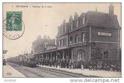 Bethune - Intérieur De La Gare - Bethune