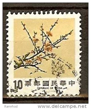 TAIWAN 1984 Pine, Bamboo And Plum - $10 - Plum Blossom FU - Usados