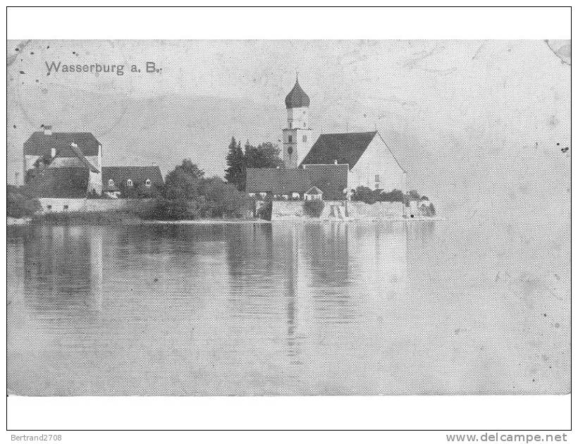 Cpa - AK -WASSERBURG A. Bodensee          Poststempel 16.08.1947 - Wasserburg A. Bodensee