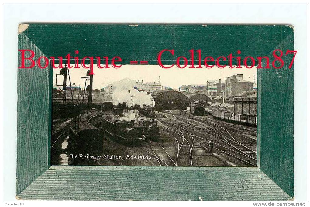 SOUTH  AUSTRALIA - ADELAIDE - THE RAILWAY STATION - GARE - TRAIN - AUSTRALIE - DOS VISIBLE - Adelaide