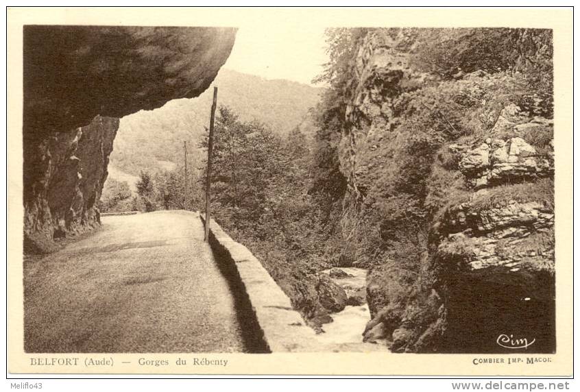 11/ CPA - Belfort - Gorges De Rébenty - Autres & Non Classés