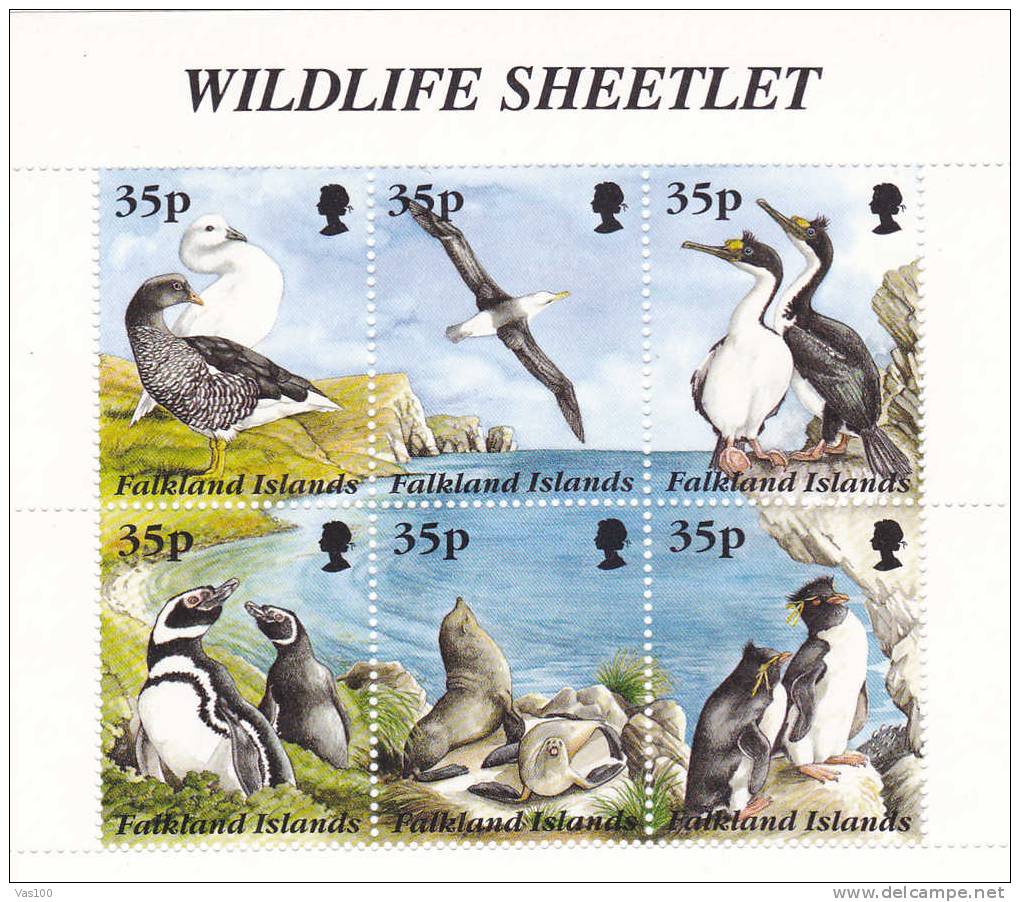 Falkland Islands Pingouins & Manchots Minisheet MNH. - Pinguïns & Vetganzen