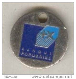 Jeton De Caddies Métallique Banque Populaire - Trolley Token/Shopping Trolley Chip