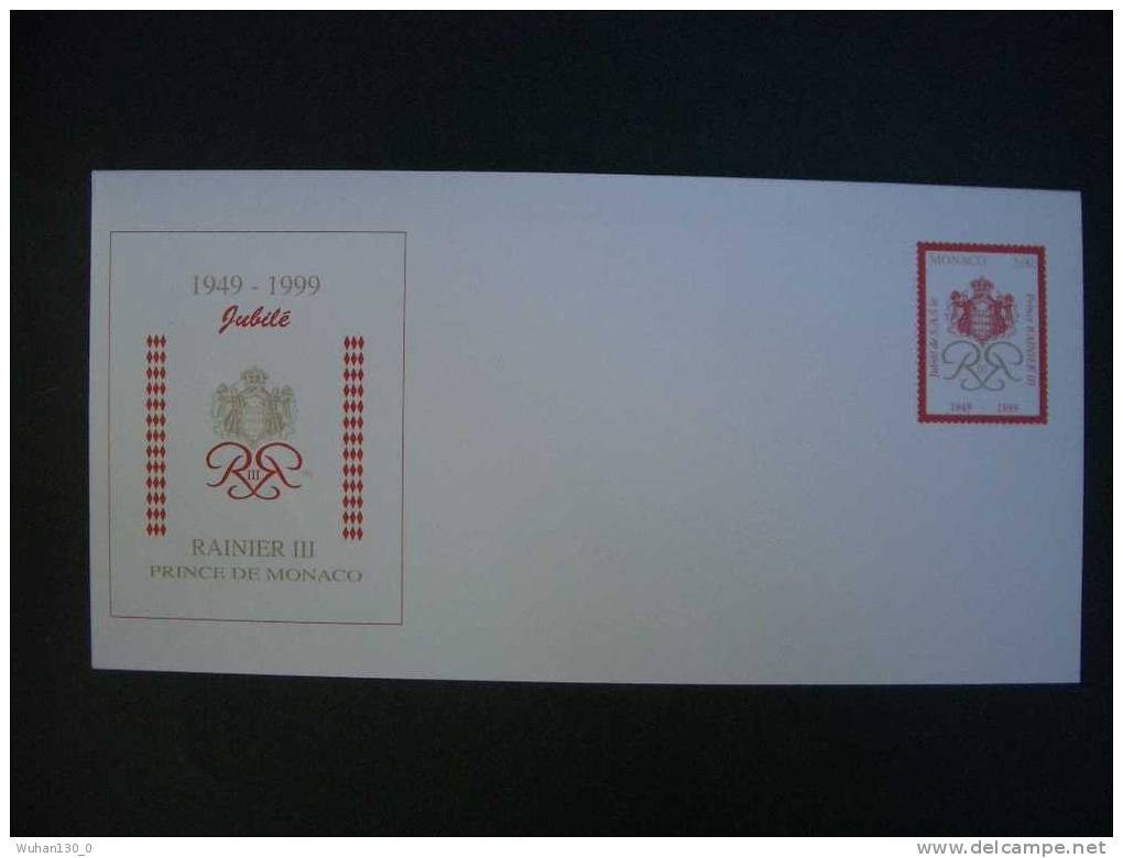 MONACO    *  *  De  1999            "  Entier Postal Du Jubillé De S.M  Rainier  III  "  N° 323     1 Entier Postal . - Entiers Postaux