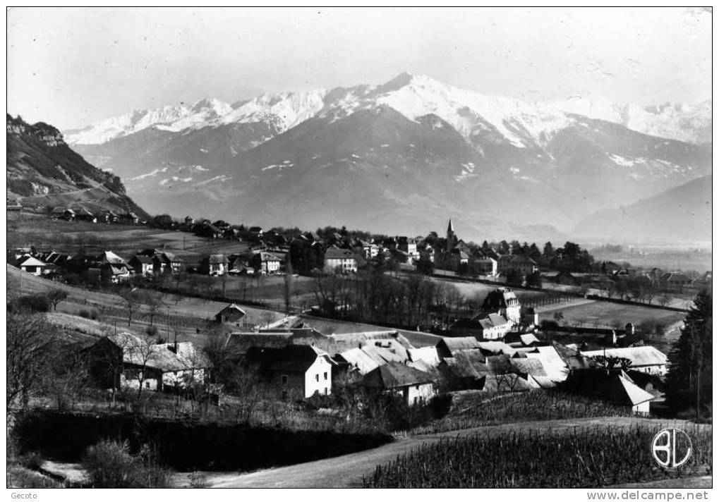 Le Grand Arc Et La Chaine De La Lauzière En 1956 - Saint Pierre D'Albigny