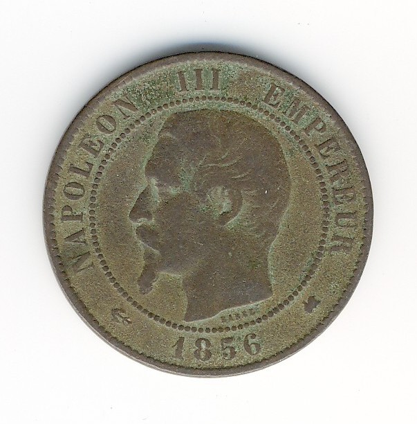 10  Centimes Napoléon III  -  1856 K - 10 Centimes