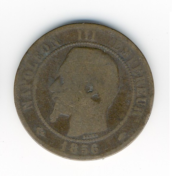 10  Centimes Napoléon III  -  1856 A - 10 Centimes
