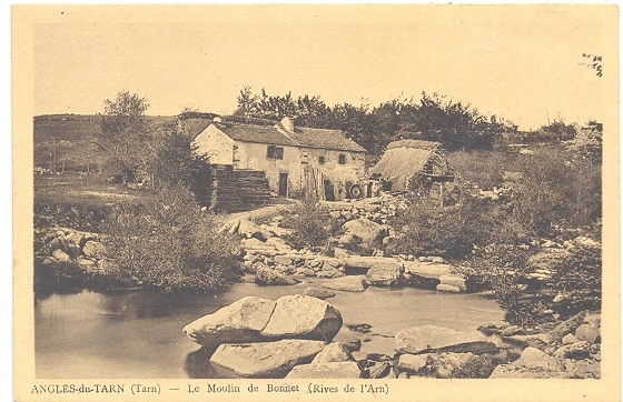 81 // ANGLES Du TARN, Le Moulin De Bonnet, Rives De L'Arn - Angles