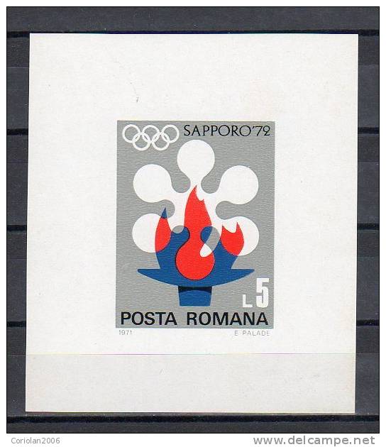 Romania 1971/ Olympic Games Saporo / S S - Winter 1972: Sapporo