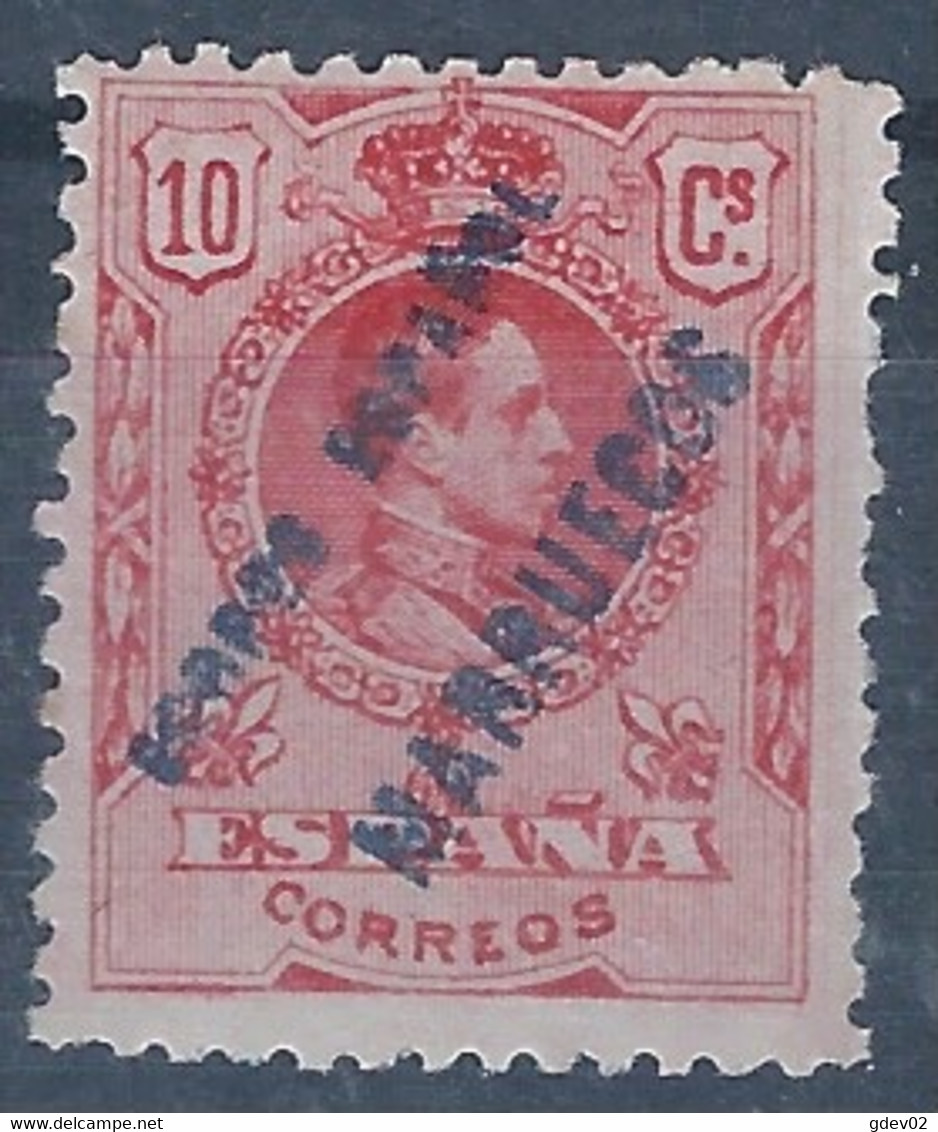 TA3SASF-L3151-TESPACCOLMARR.Marruecos.Maroc. Marocco.TANGER    ESPAÑOL .1909/14.(Ed 3**)sin Charnela.MUY BONITO - Spanisch-Marokko