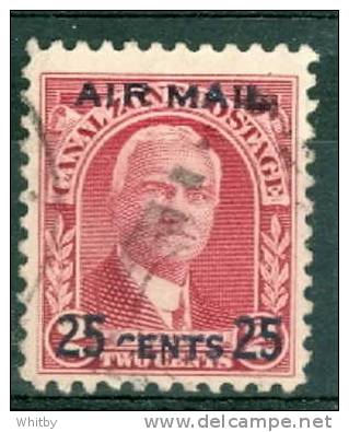 1929 Canal Zone 25c Air Mail Overprint Issue #C3  Error Stamp - Canal Zone