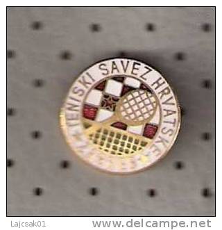 Croatia Tennis Federation Zagreb.Rare Good Quality Pin ! - Tennis