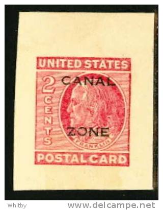 1952 Canal Zone 2 Cent Franklin Overprint Issue #UX11 - Canal Zone