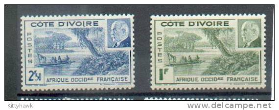 Codi 324 - YT 169-170 * - Charnières Complètes - Unused Stamps