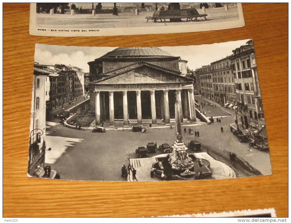 ROMA 1956 IL PANTHEON  BN VG         ENTRATE!!! - Panthéon