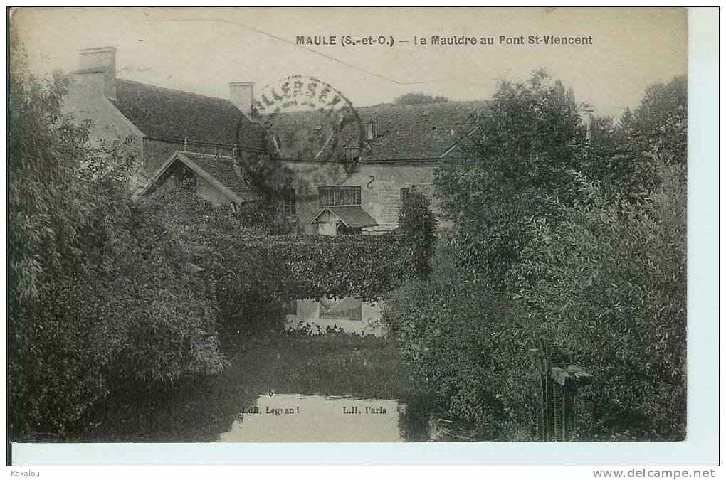 MAULE (78) La Mauldre Au Pont St Viencent - Maule