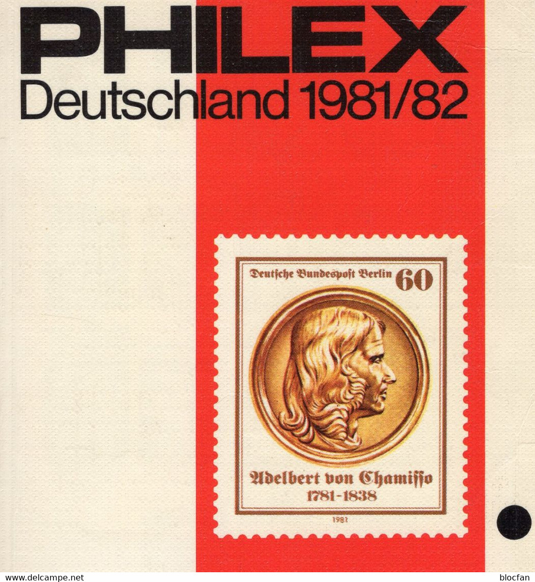 Deutschland Briefmarken Philex Katalog 1982 Antiquarisch 4€ Deutsches Reich Saar Danzig Memel Berlin DDR BRD Catalogue - Germany