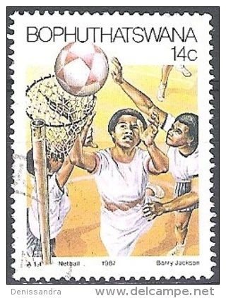 Bophuthatswana 1987 Michel 181 O Cote (2002) 0.40 Euro Basketbal Cachet Rond - Bophuthatswana