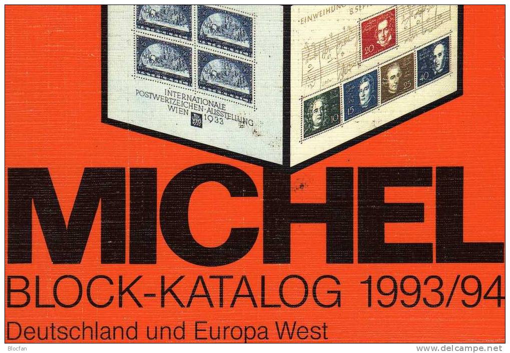 Block Katalog Michel 1993 West-Europa Antiquarisch 18€ Jugoslawien, Malta, Monako, Niederlande, Norwegen, Österreich - Autres & Non Classés