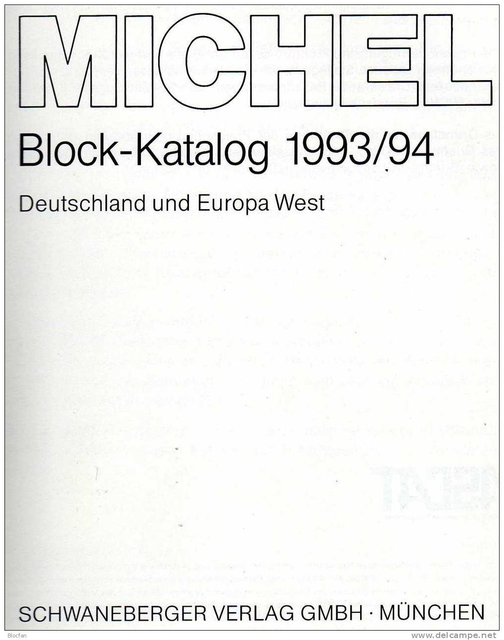 Block Katalog Michel 1993 West-Europa Antiquarisch 18€ Jugoslawien, Malta, Monako, Niederlande, Norwegen, Österreich - Sonstige & Ohne Zuordnung