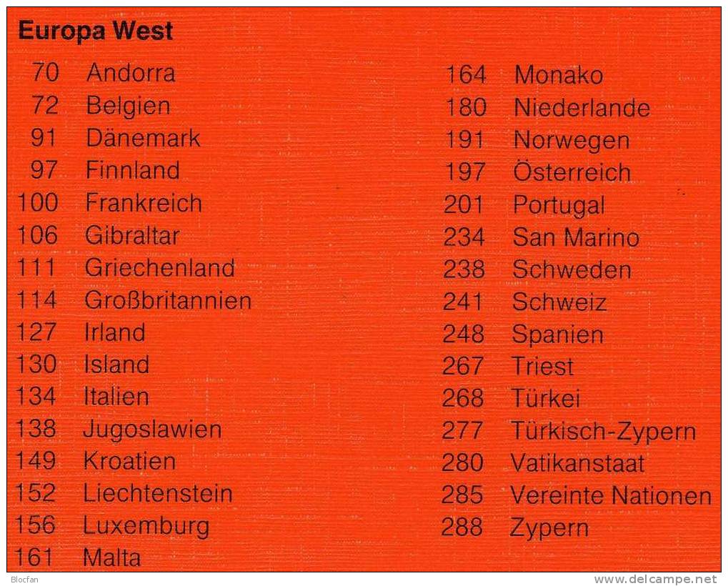 Block Katalog Michel 1993 West-Europa Antiquarisch 18€ Jugoslawien, Malta, Monako, Niederlande, Norwegen, Österreich - Sonstige & Ohne Zuordnung