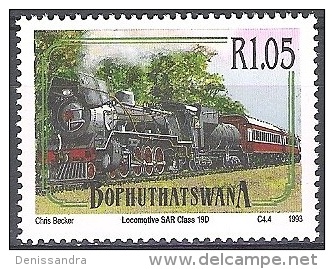 Bophuthatswana 1993 Michel 301 Neuf ** Cote (2002) 1.70 Euro Locomotive Classe 19 D - Bophuthatswana
