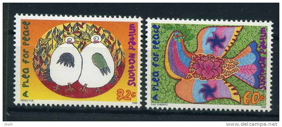 1996 Nazioni Unite New York, Pace, Francobolli Nuovi (**) - Unused Stamps