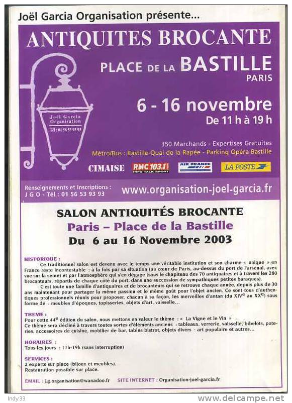 - ALADIN N°185 2003 - Brocantes & Collections