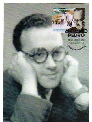 PORTUGAL  LISBOA  Antonio Pedro 1909/1966 100 Anos Do Nascimento1/09/09 - Cartes-maximum (CM)