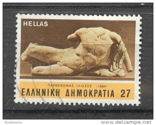 Greece 1984 Mi. 1549    27 Dr Marmorskulptur Vom Parthenon Ilissos - Used Stamps