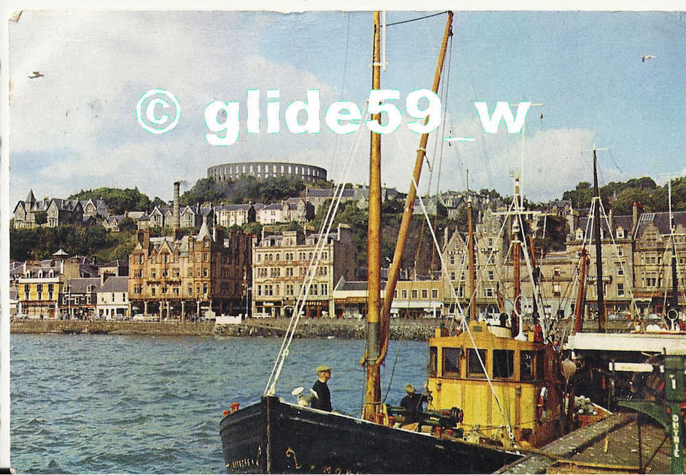 Oban From Station - PIER, Argyll (Scotland) (animée) - N° 3887 - Argyllshire