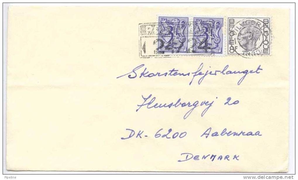 Belgium Cover Sent To Denmark Vilvoorde 27-12-1994 - Covers & Documents