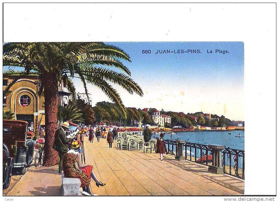 JUAN-LES-PINS. - La Plage. - Juan-les-Pins