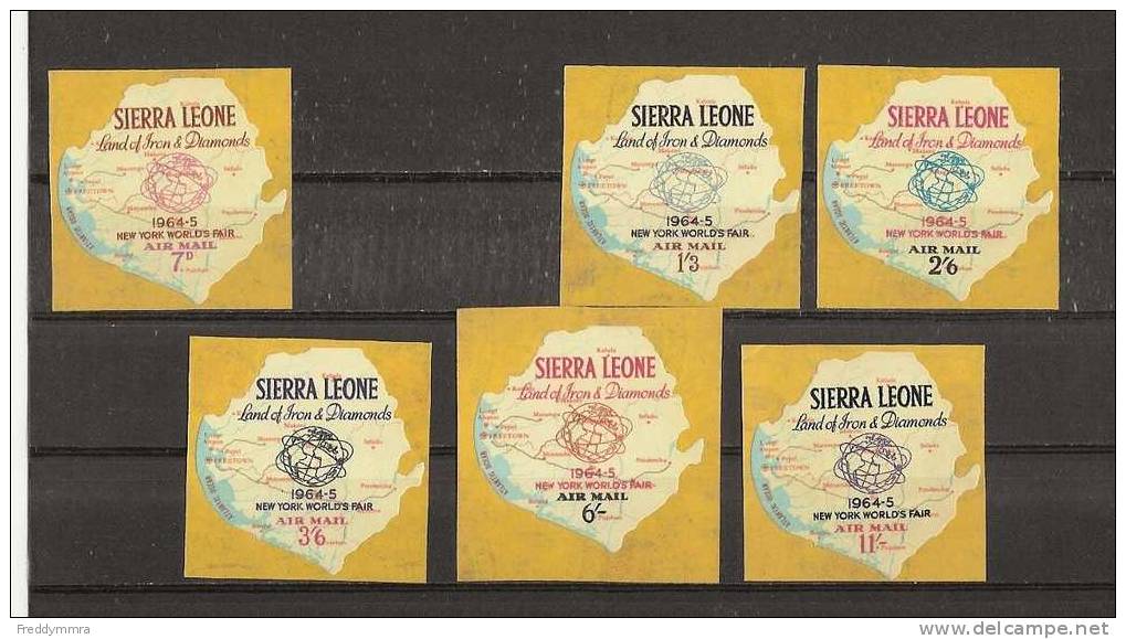 Sierra Leone: PA 13/ 19 **  (manque Le 14 ) - Sierra Leone (1961-...)
