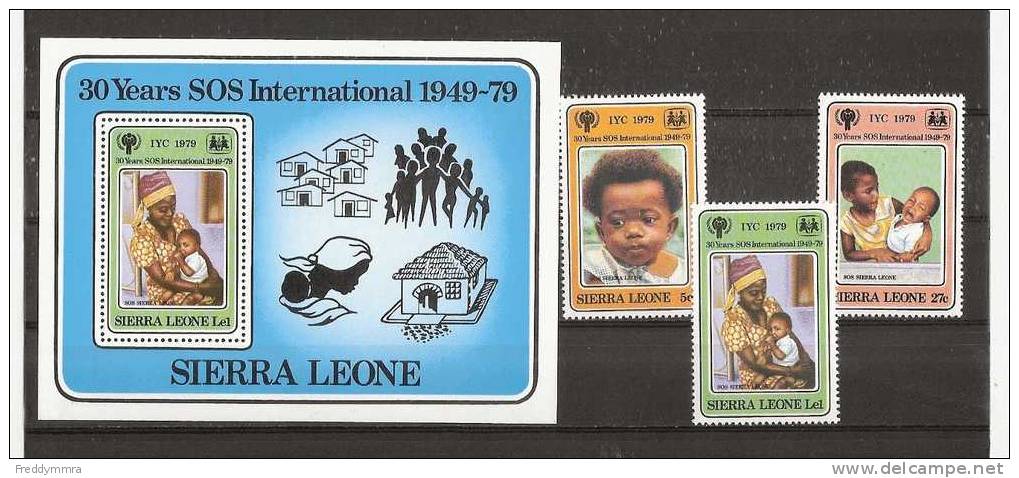 Sierra Leone: 415/ 417 + BF 1 ** - Sierra Leone (1961-...)