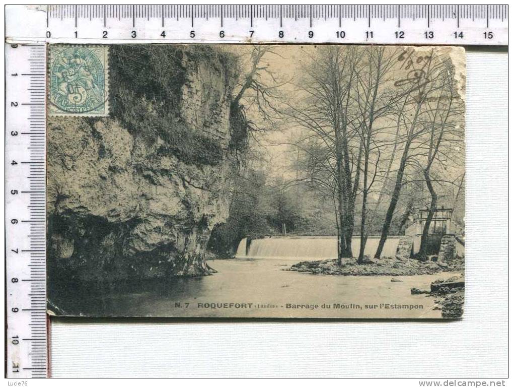 ROQUEFORT -  Barrage Du Moulin, Sur L' Estampon - Roquefort