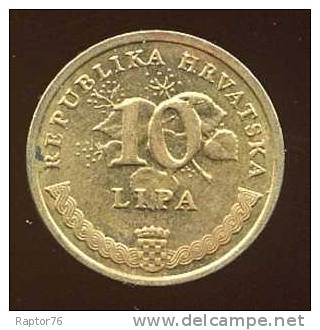 Monnaie Pièce CRAOTIE 10 Lipa De 2007 - Kroatien