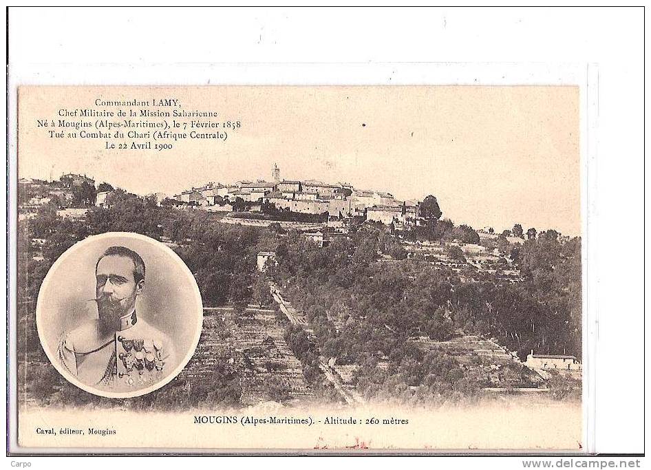 MOUGINS. - Commandant Lamy, Chef Militaire De La Mission Saharienne... - Mougins