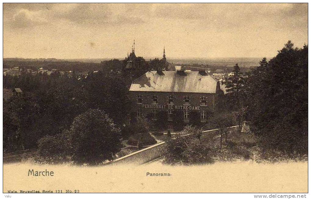 Marche En FAMENNE Panorama, Pensionnat De Notre Dame - Marche-en-Famenne