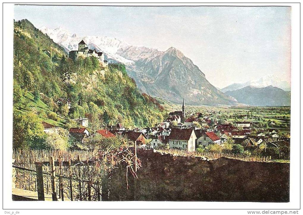 Liechtenstein - Generalansicht - General View - Vue Generale Vaduz - Liechtenstein