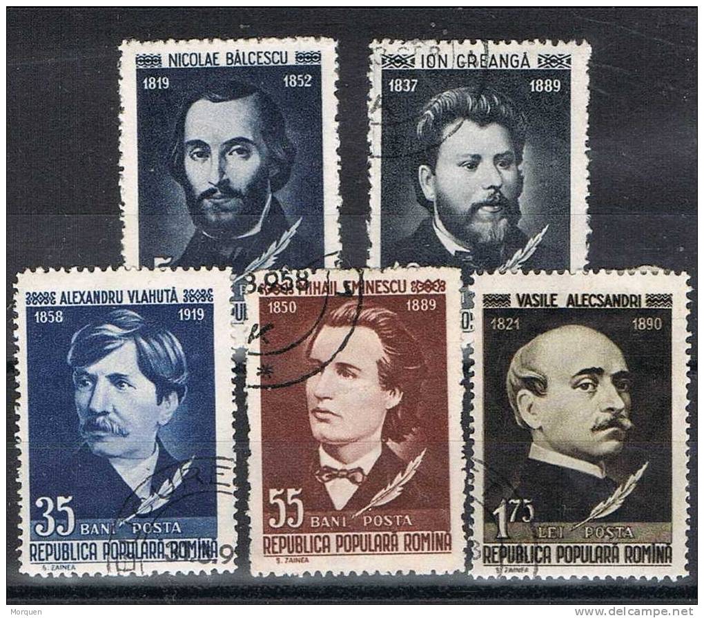 Rumania,personajes 1958,  Yvert Num 1565-9 º - Used Stamps