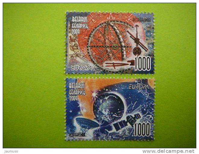 Belarus 2009 Europa Cept  Astronomy 2st. ** MNH Bielorussia Weissrussland - 2009