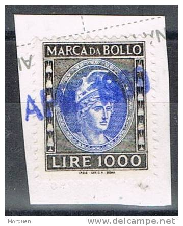 Imposta Di Bollo ITALIA, 1000 Lires Fragmento - Segnatasse
