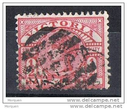 Lote 6 Sellos VICTORIA, Colonia Inglesa  Yvert Núm 72, 77, 84, 92, 95, 96 º - Used Stamps